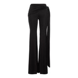 Tina Draped Flared Pants